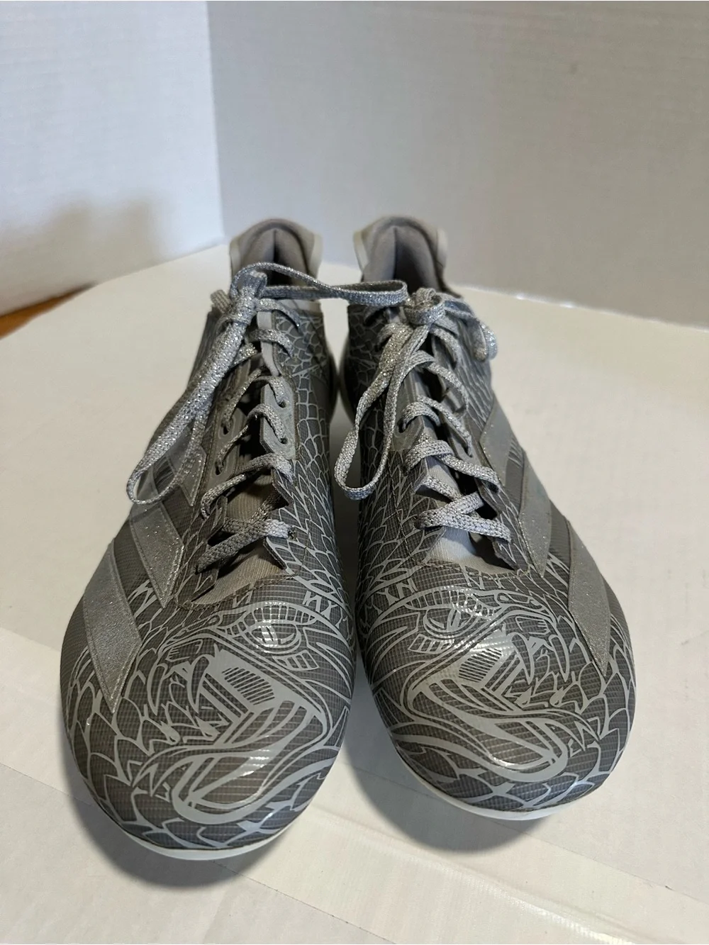 Adidas Mens Adizero Electric Gray/ metallic silver football cleats